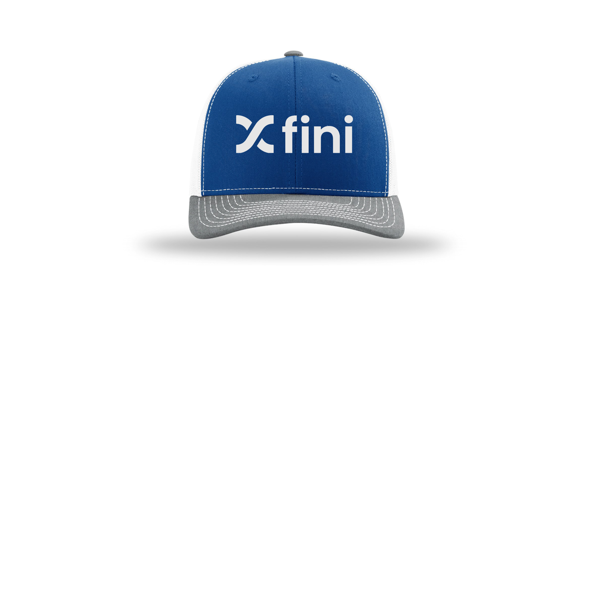 usefini-richardson-trucker-cap-embroidery-capfront-R112-royalwhiteheathergrey-flat-front