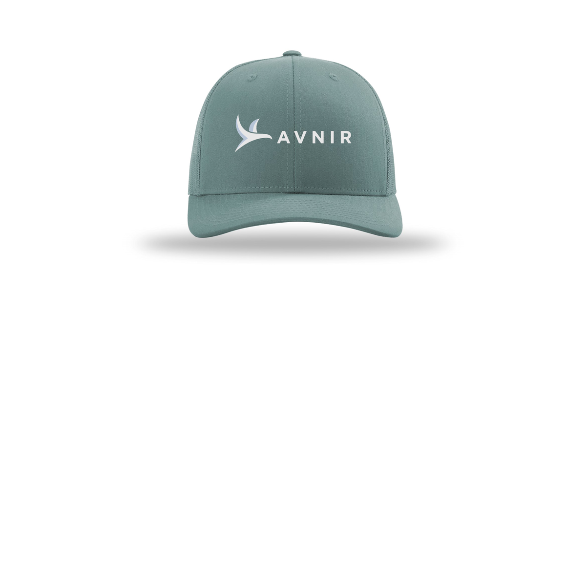 avnir-richardson-trucker-cap-embroidery-capfront-R112-smokeblue-flat-front