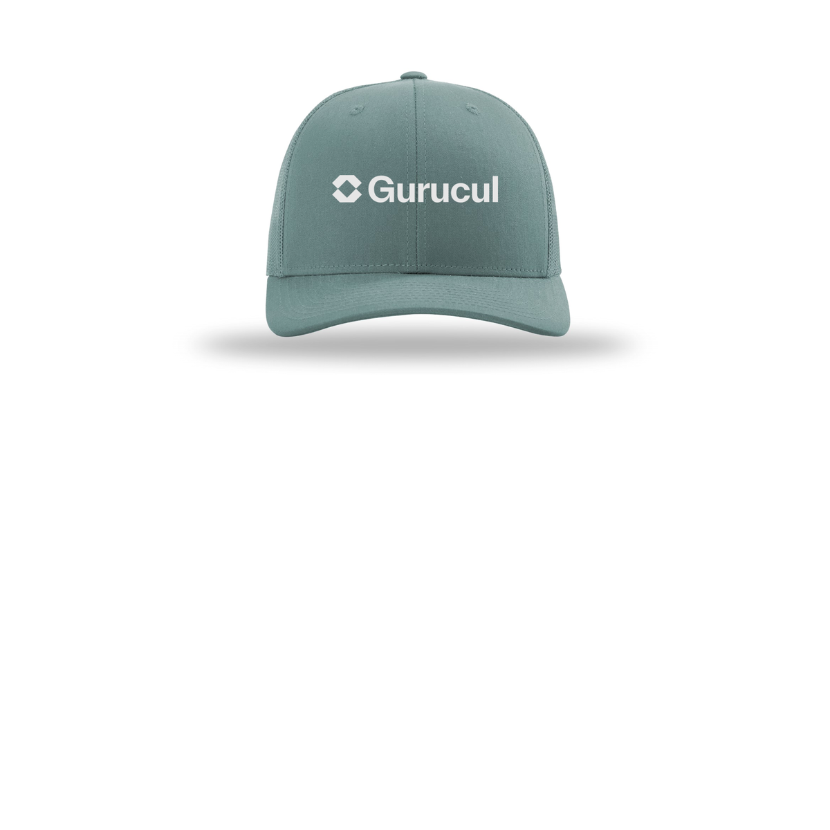 gurucul-richardson-trucker-cap-embroidery-capfront-R112-smokeblue-flat-front
