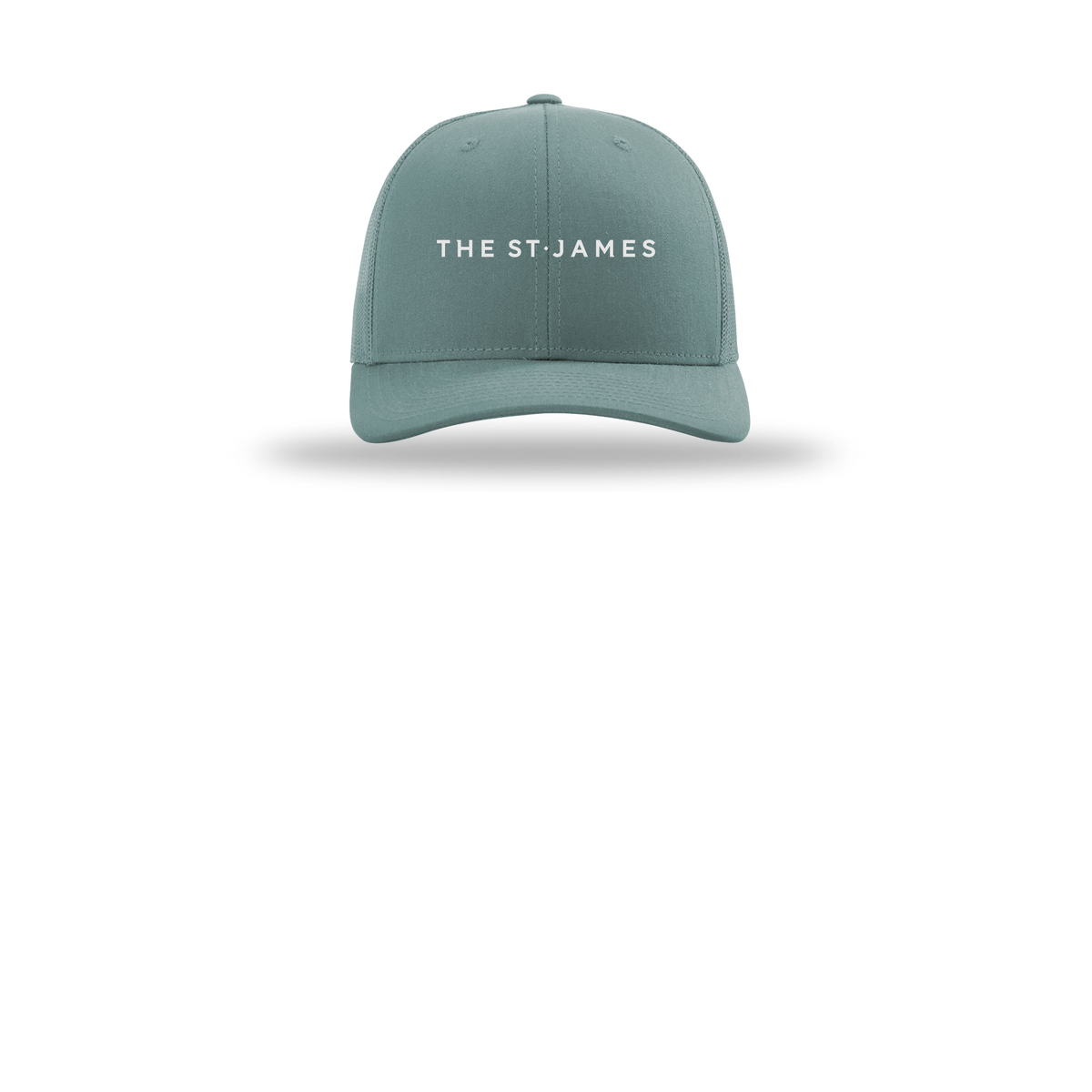 thestjames-richardson-trucker-cap-embroidery-capfront-R112-smokeblue-flat-front