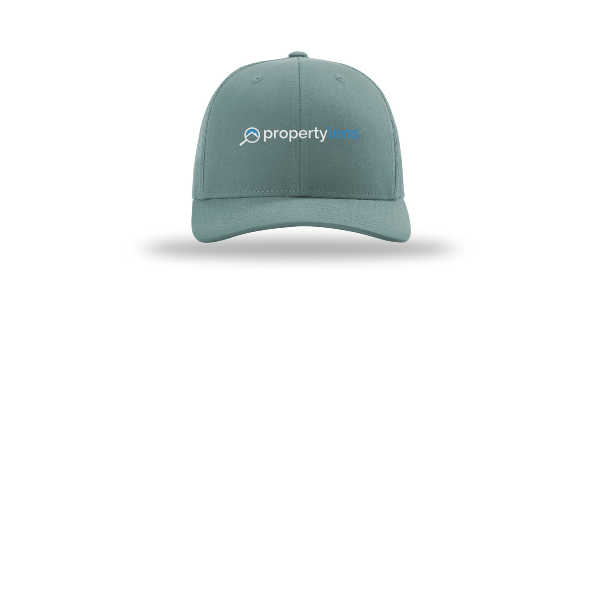 propertylens-richardson-trucker-cap-embroidery-capfront-R112-smokeblue-flat-front