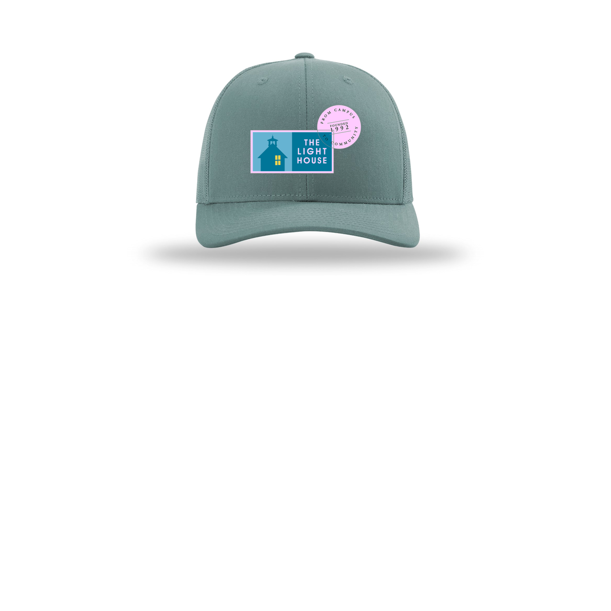 lhcampus-richardson-trucker-cap-embroidery-capfront-R112-smokeblue-flat-front