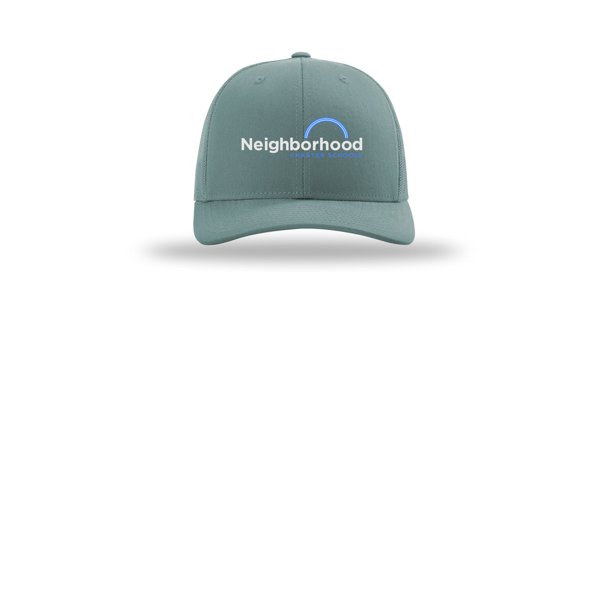 ncschools-richardson-trucker-cap-embroidery-capfront-R112-smokeblue-flat-front