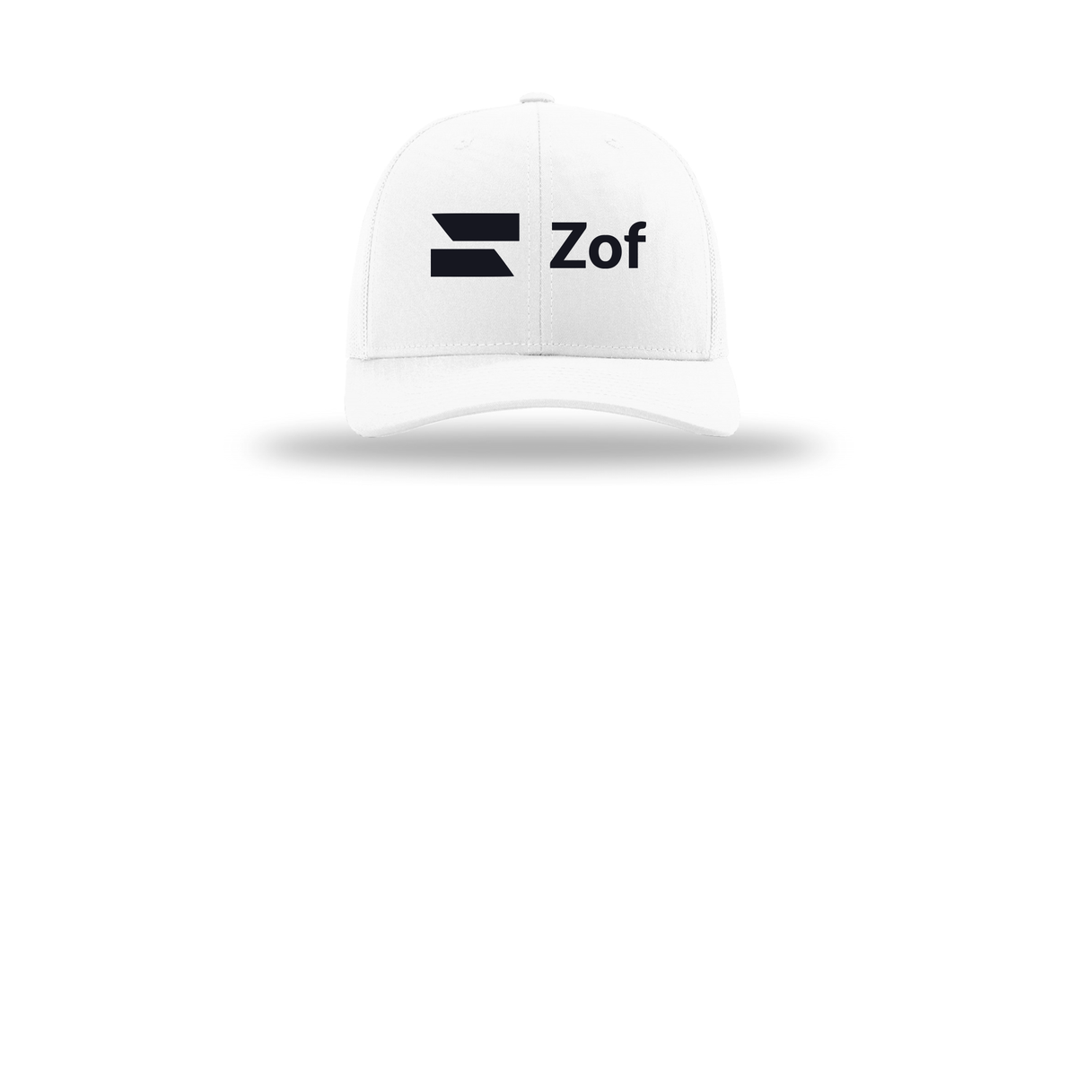 zof-richardson-trucker-cap-embroidery-capfront-R112-white-flat-front