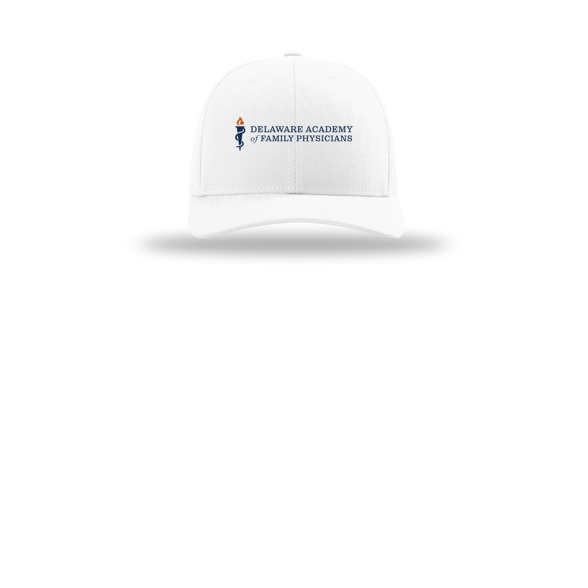 delfamdoc-richardson-trucker-cap-embroidery-capfront-R112-white-flat-front