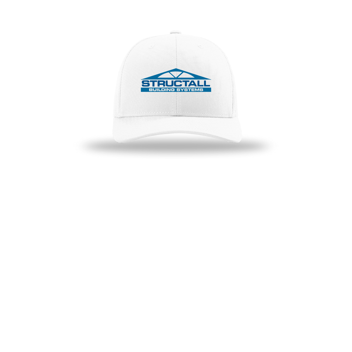 structall-richardson-trucker-cap-embroidery-capfront-R112-white-flat-front