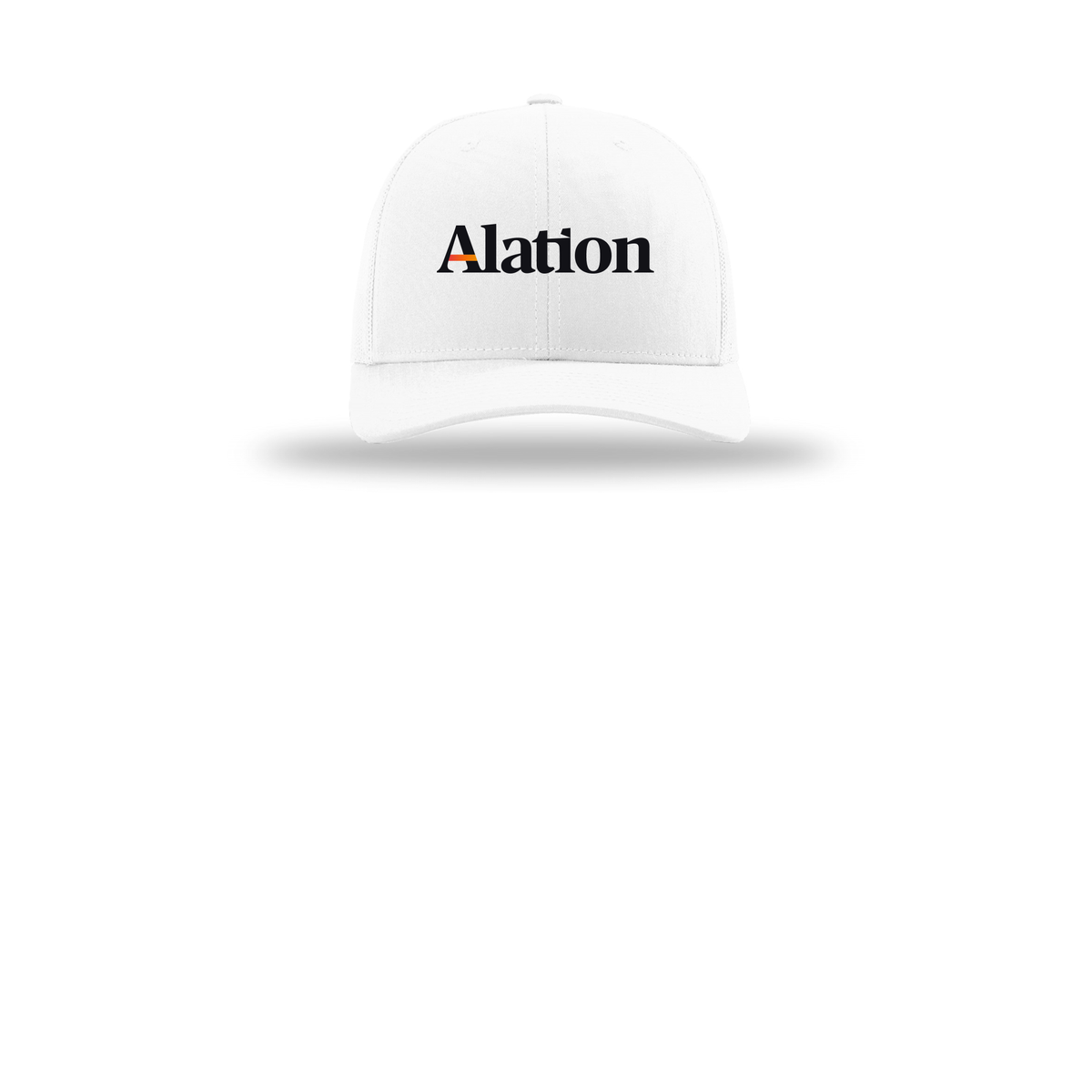 alation-richardson-trucker-cap-embroidery-capfront-R112-white-flat-front
