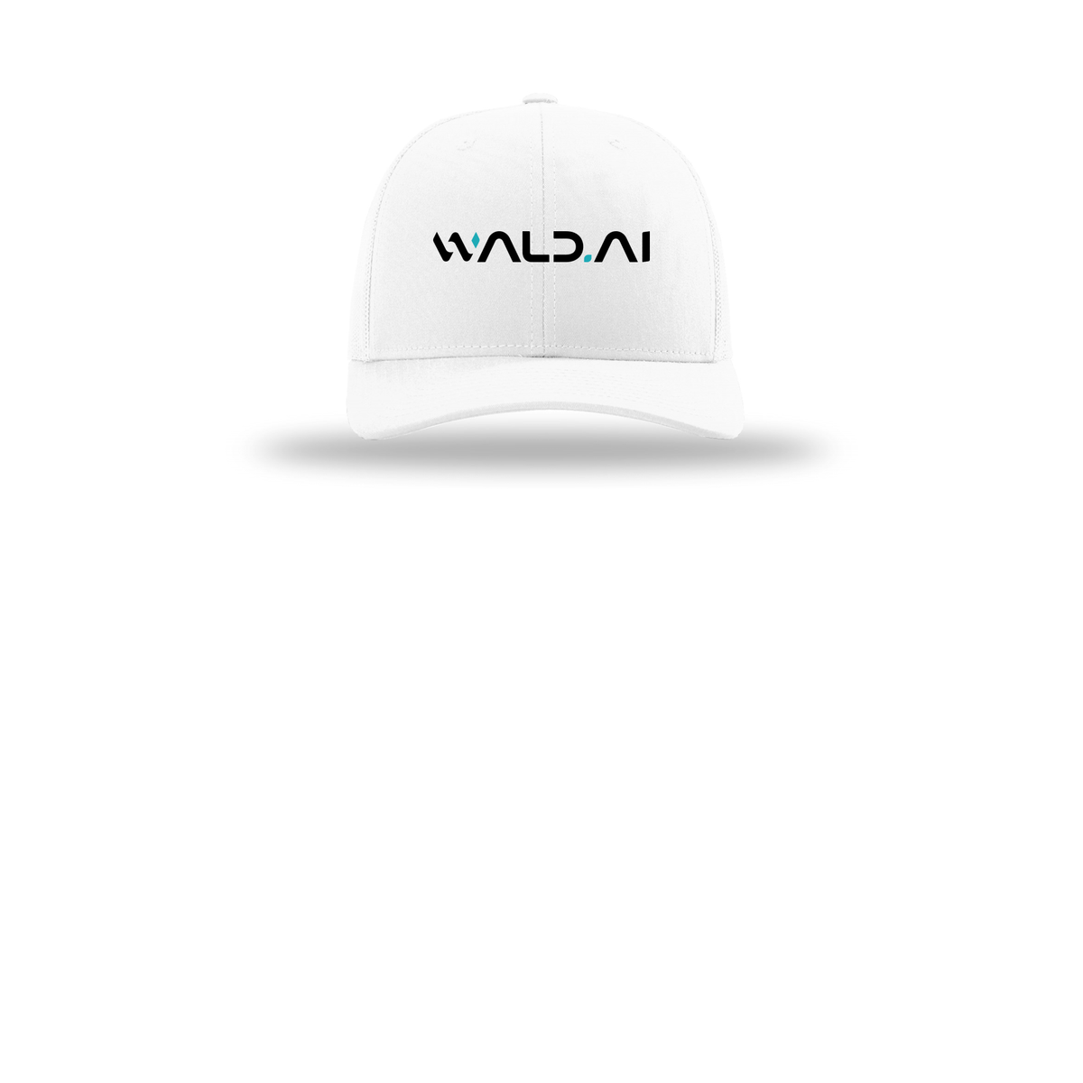 wald-richardson-trucker-cap-embroidery-capfront-R112-white-flat-front