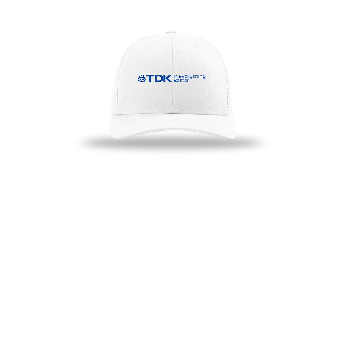 tdk-richardson-trucker-cap-embroidery-capfront-R112-white-flat-front