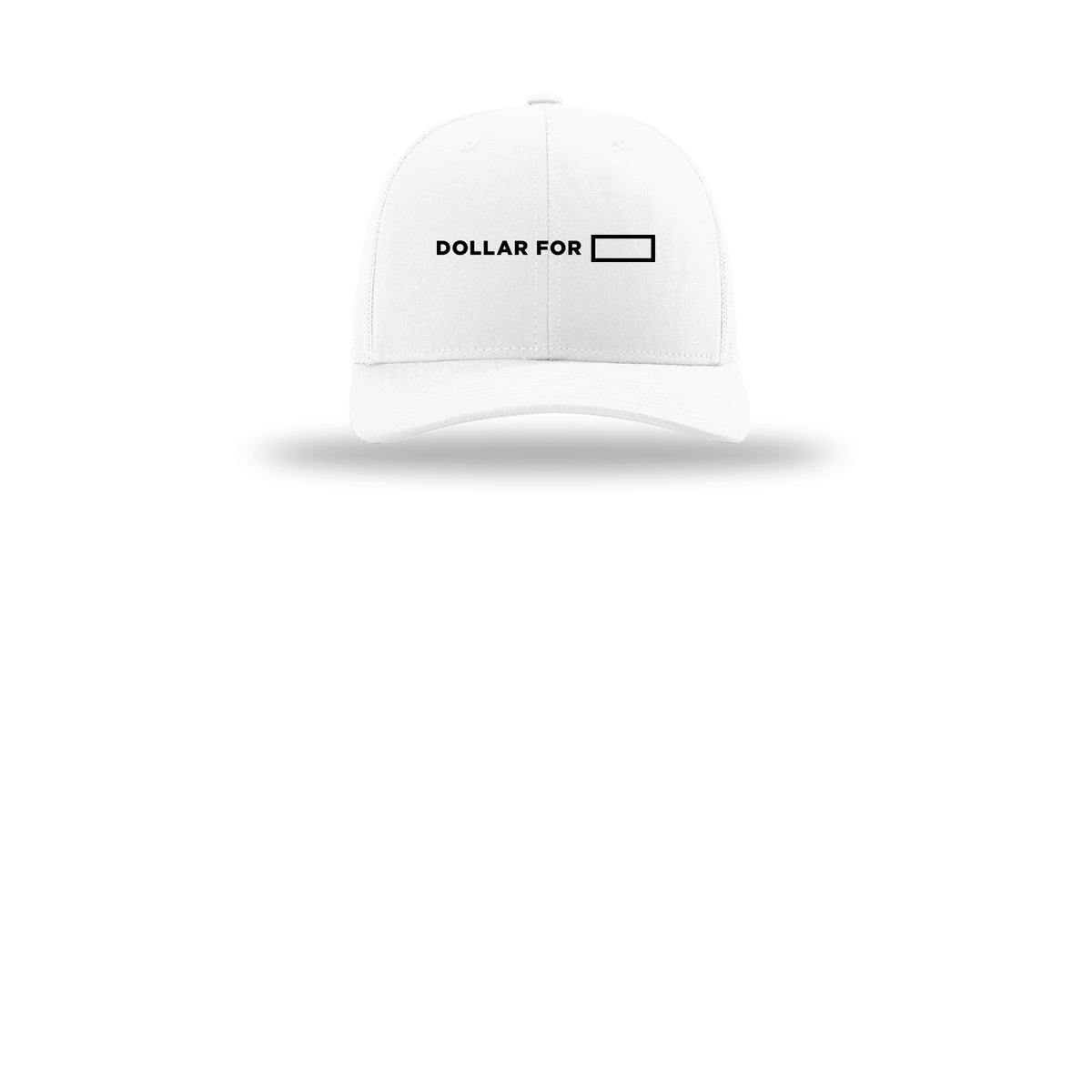 dollarfor-richardson-trucker-cap-embroidery-capfront-R112-white-flat-front