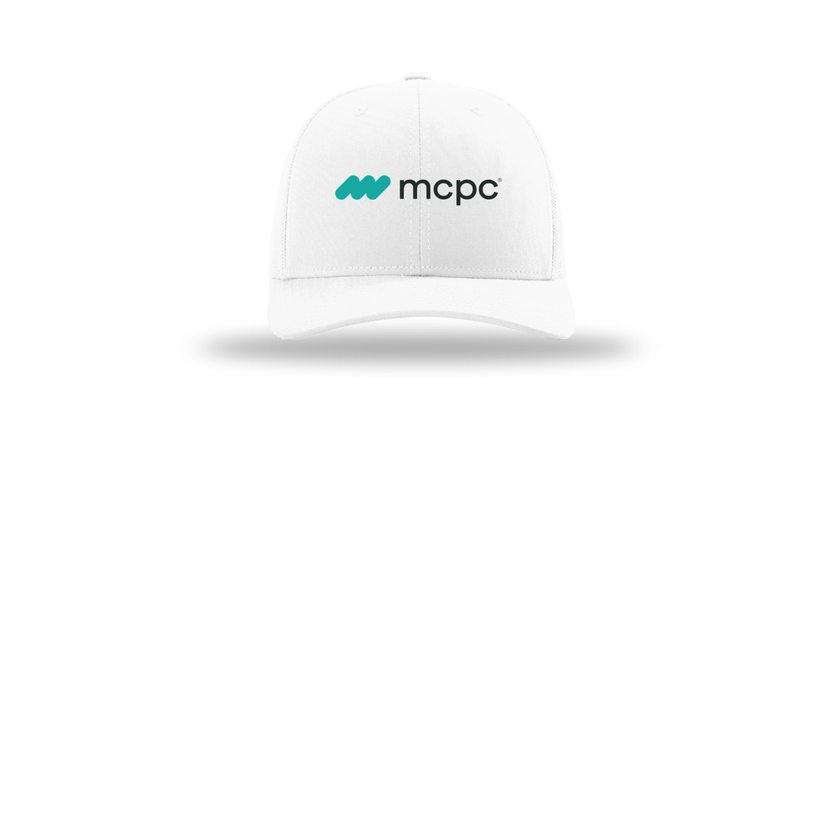 mcpc-richardson-trucker-cap-embroidery-capfront-R112-white-flat-front