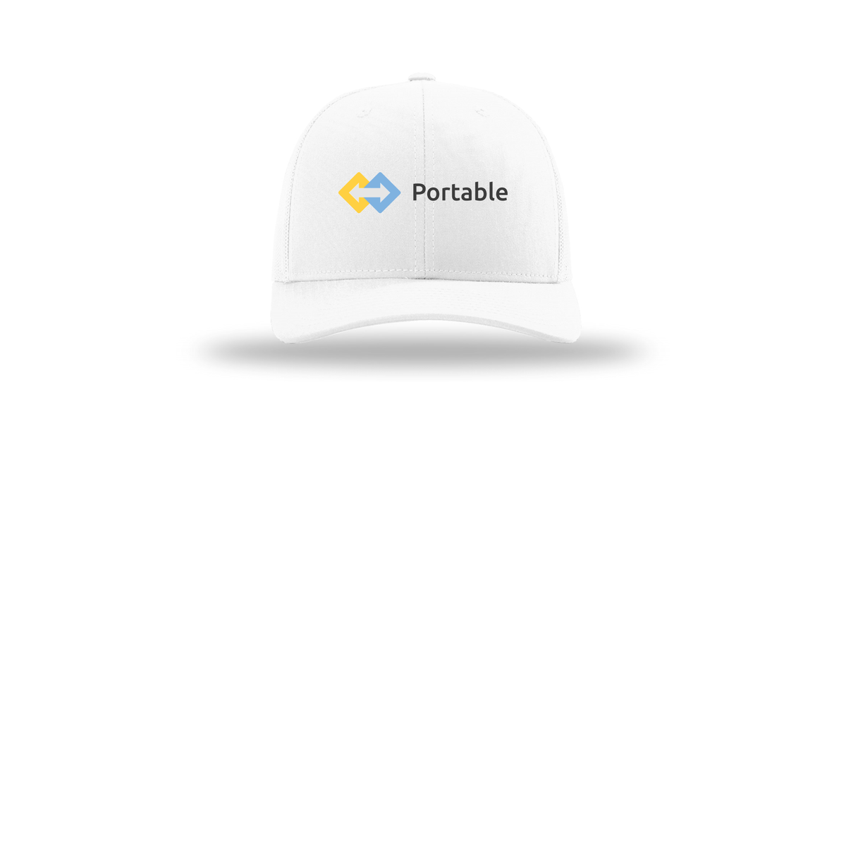 portable-richardson-trucker-cap-embroidery-capfront-R112-white-flat-front
