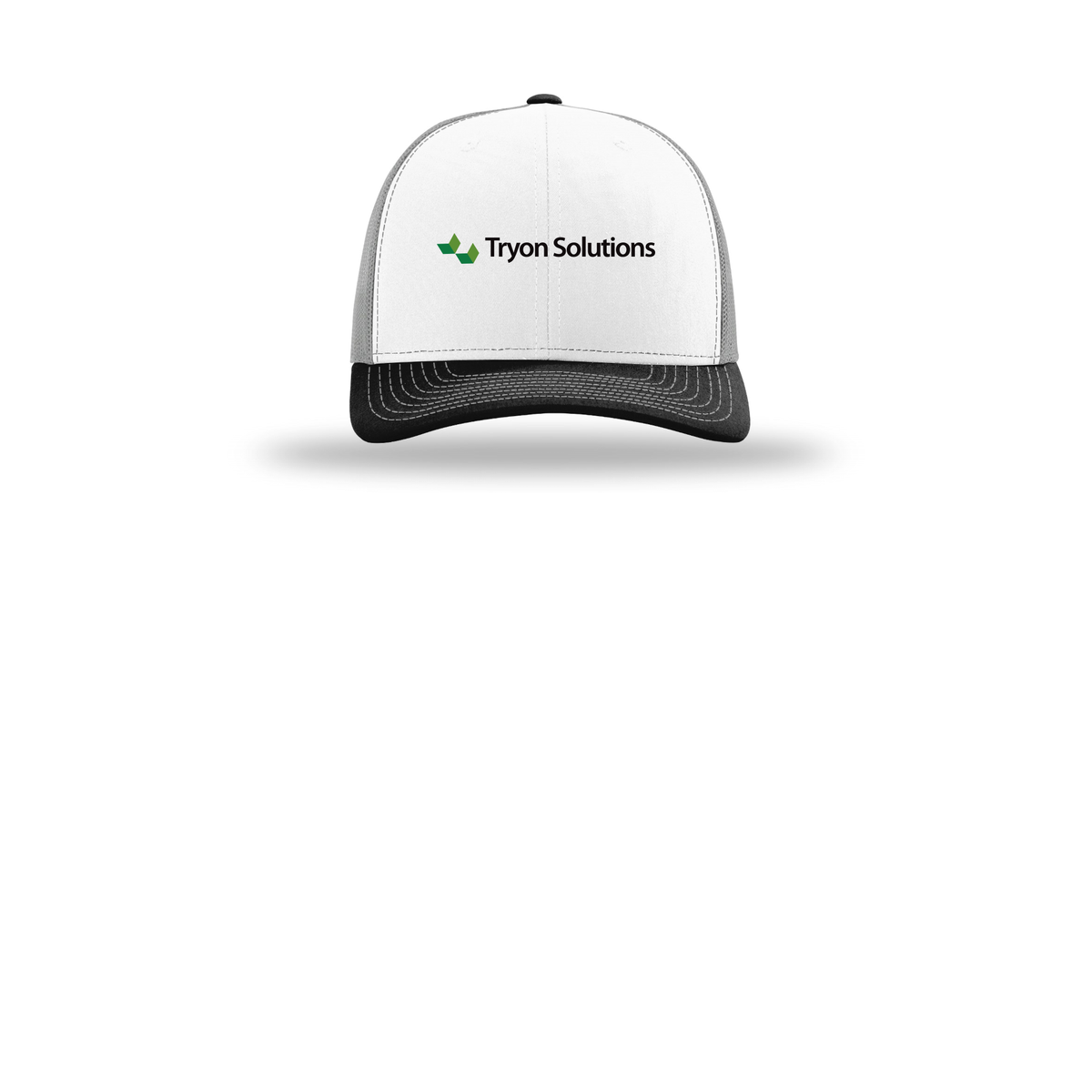 tryonsolutions-richardson-trucker-cap-embroidery-capfront-R112-whitealuminumblack-flat-front