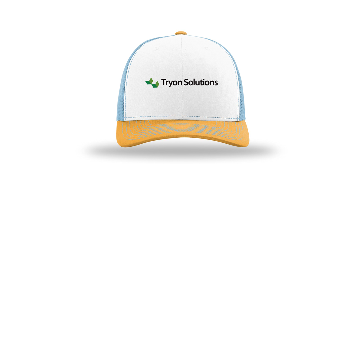 tryonsolutions-richardson-trucker-cap-embroidery-capfront-R112-whitecolumbiablueyellow-flat-front