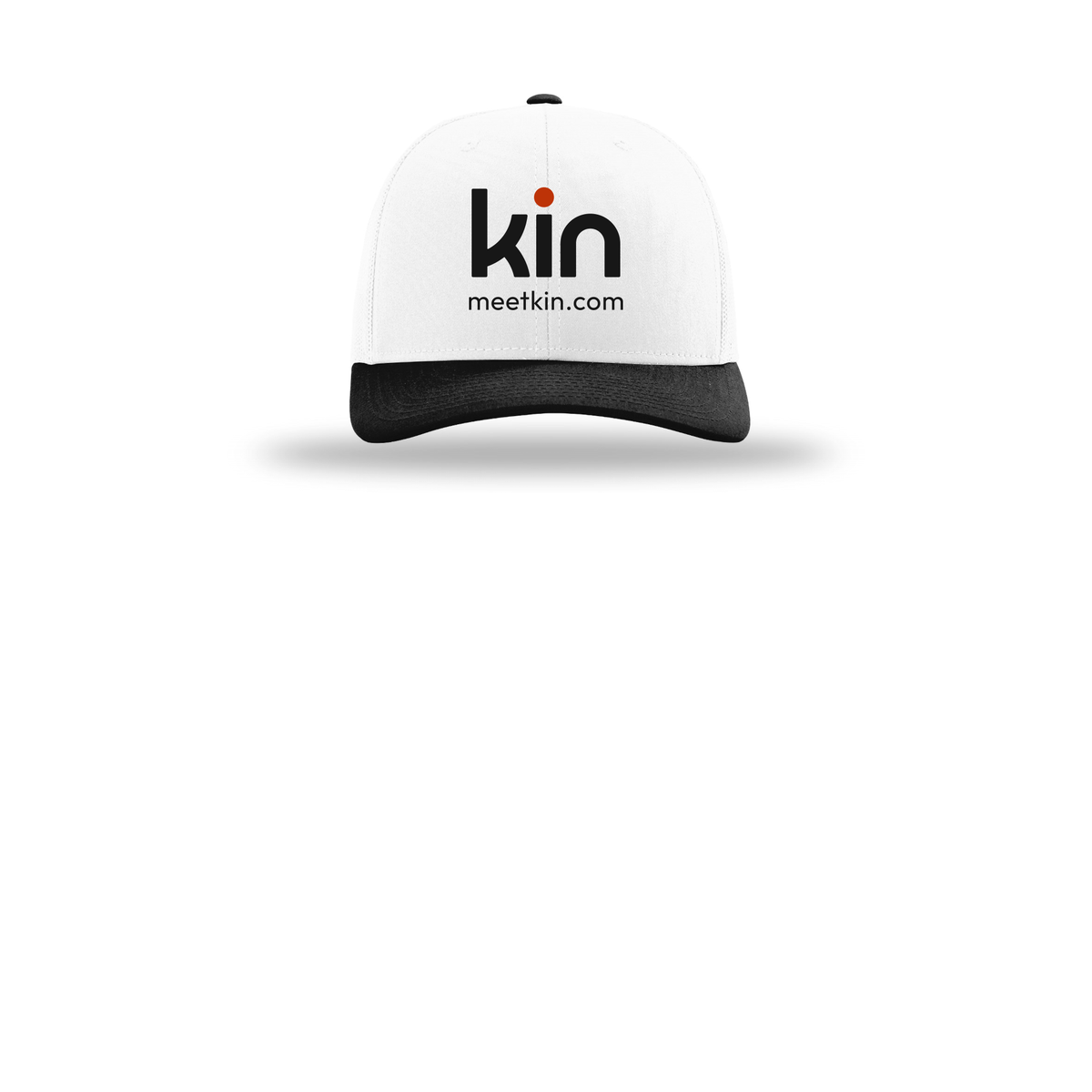 kin-richardson-trucker-cap-embroidery-capfront-R112-whitewhiteblack-flat-front