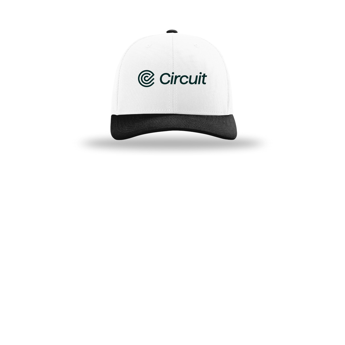 ridecircuit-richardson-trucker-cap-embroidery-capfront-R112-whitewhiteblack-flat-front