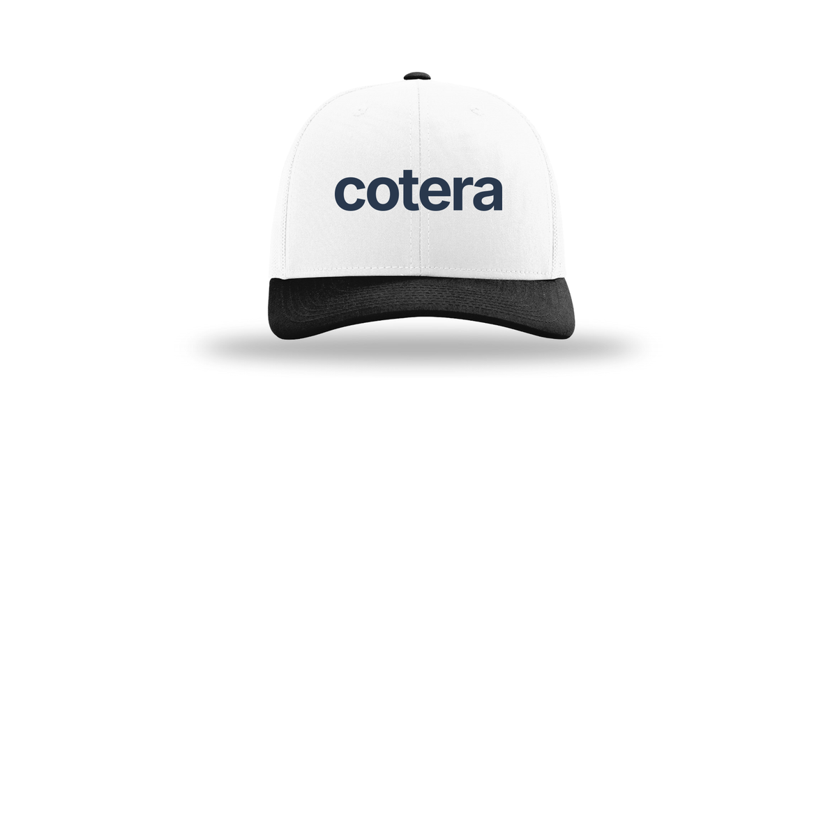 cotera-richardson-trucker-cap-embroidery-capfront-R112-whitewhiteblack-flat-front