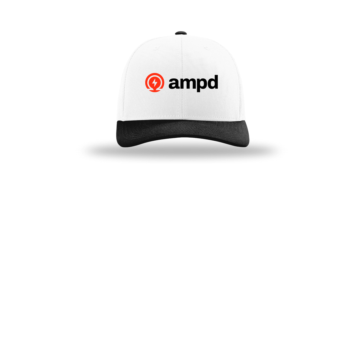 ampd-richardson-trucker-cap-embroidery-capfront-R112-whitewhiteblack-flat-front