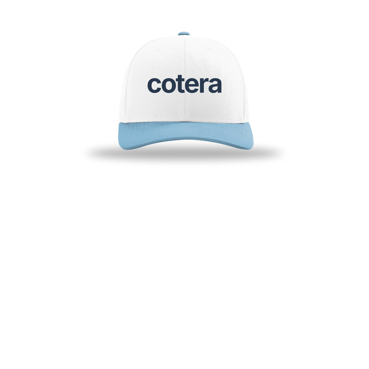 cotera-richardson-trucker-cap-embroidery-capfront-R112-whitewhitecolumbiablue-flat-front