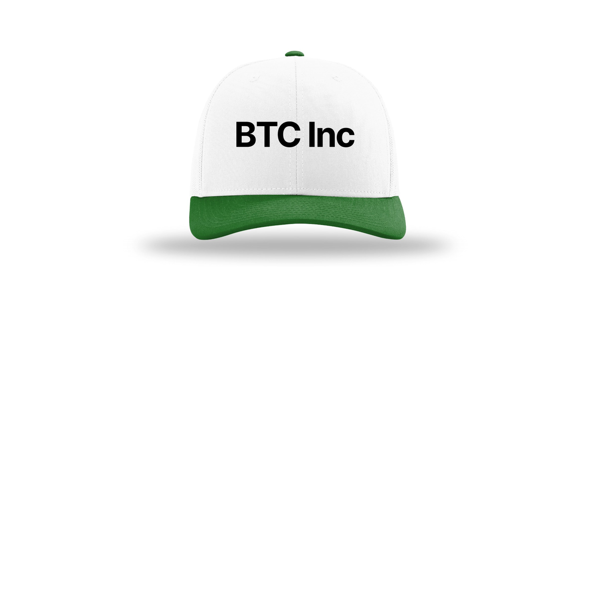 btc-richardson-trucker-cap-embroidery-capfront-R112-whitewhitekelly-flat-front