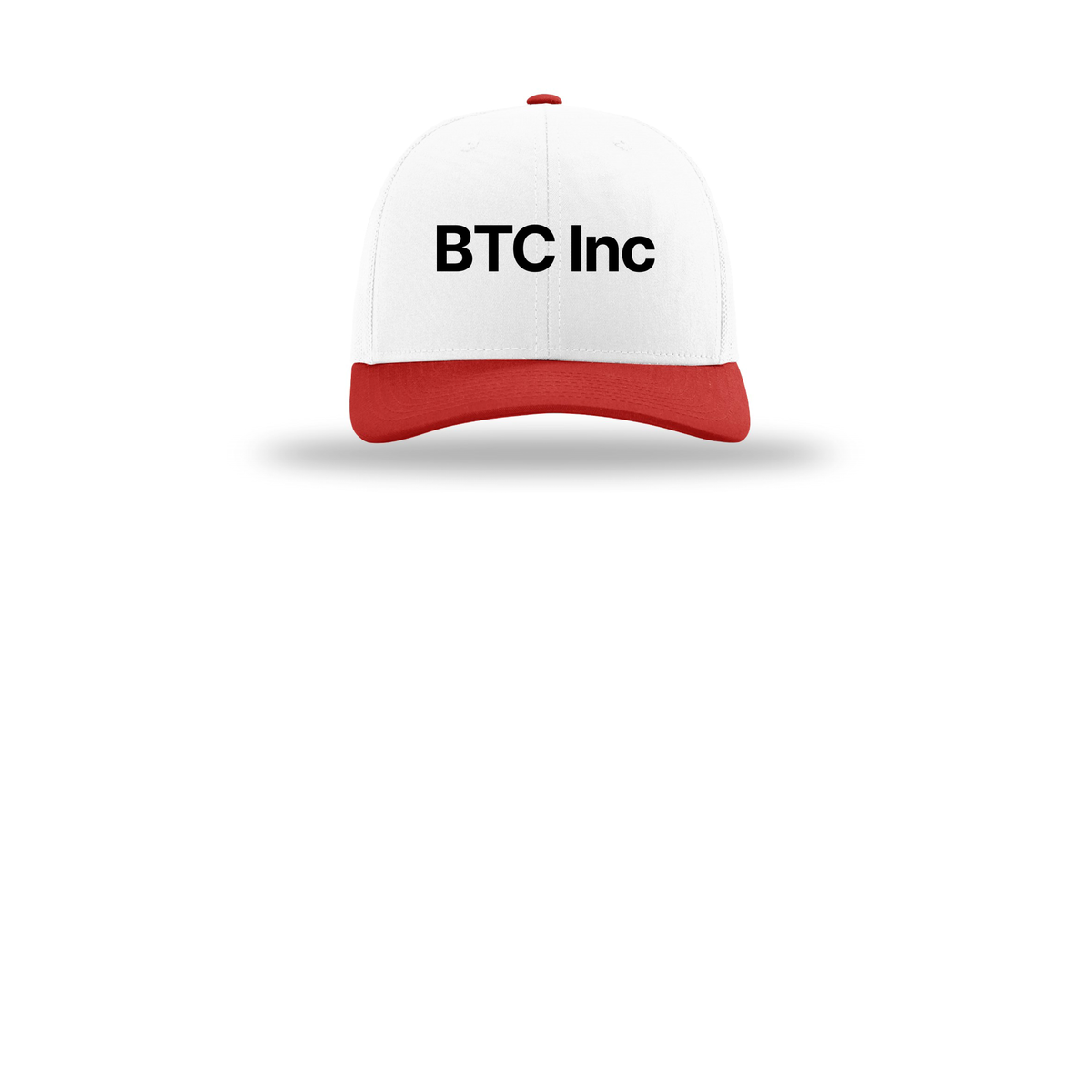 btc-richardson-trucker-cap-embroidery-capfront-R112-whitewhitered-flat-front