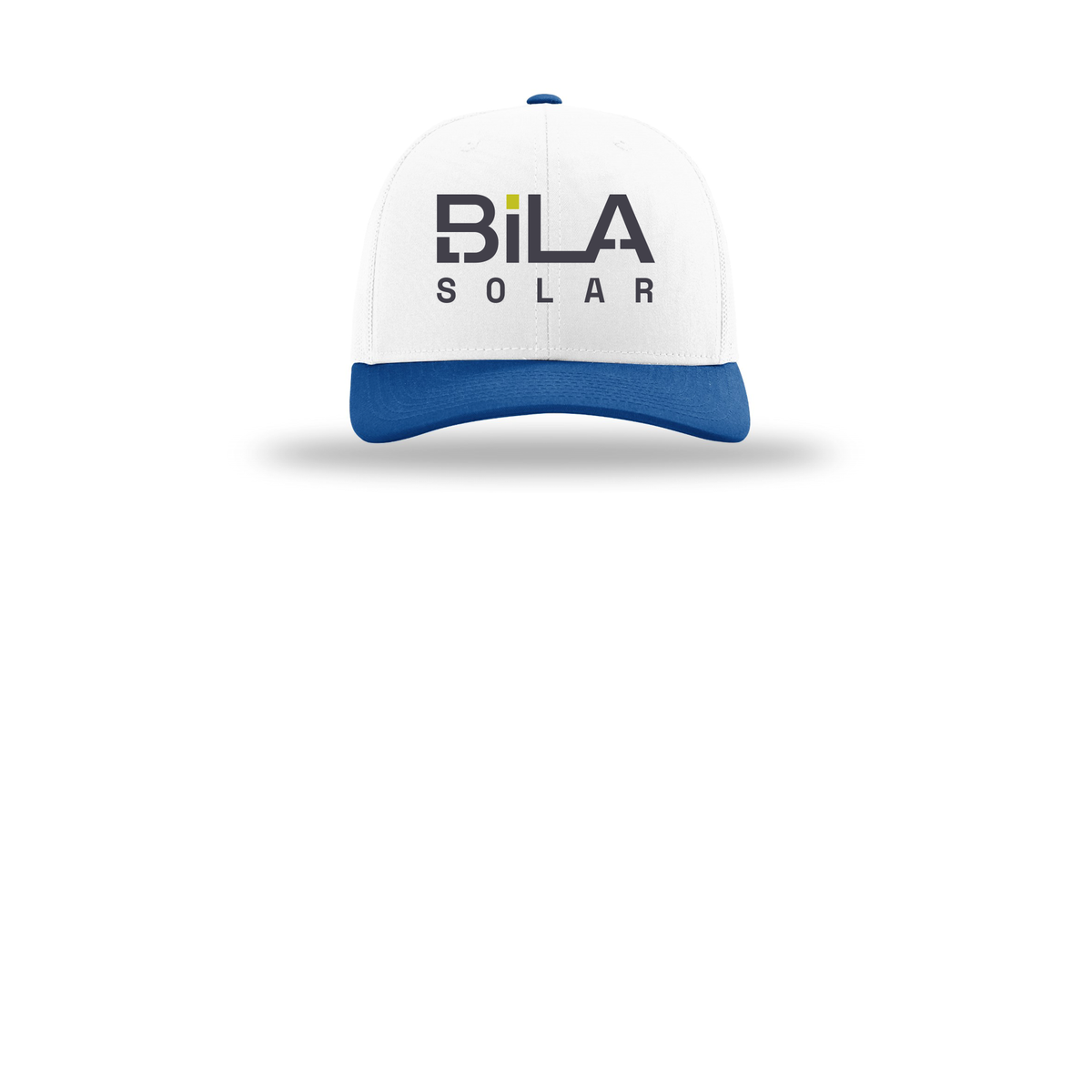 bilasolar-richardson-trucker-cap-embroidery-capfront-R112-whitewhiteroyal-flat-front