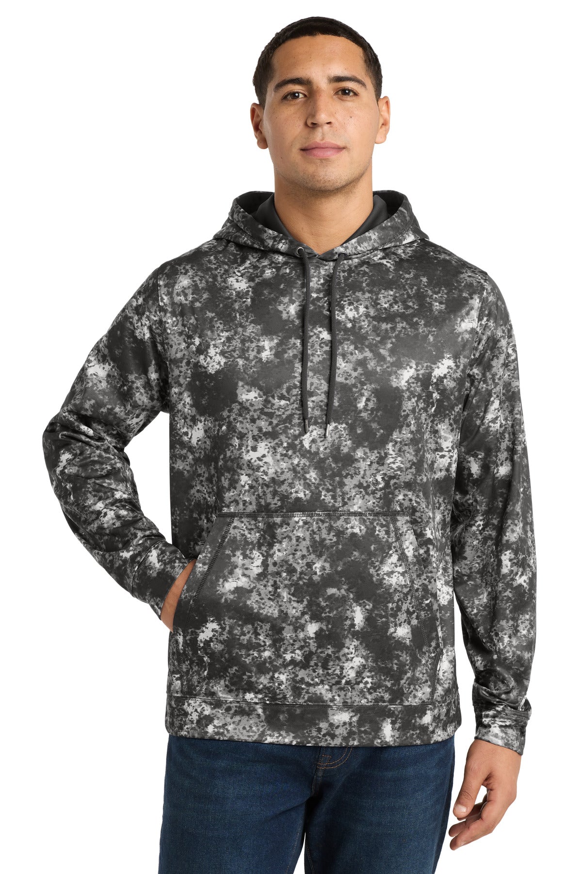 Sport-Tek® Sport-Wick® Mineral Freeze Fleece Hooded Pullover. ST230
