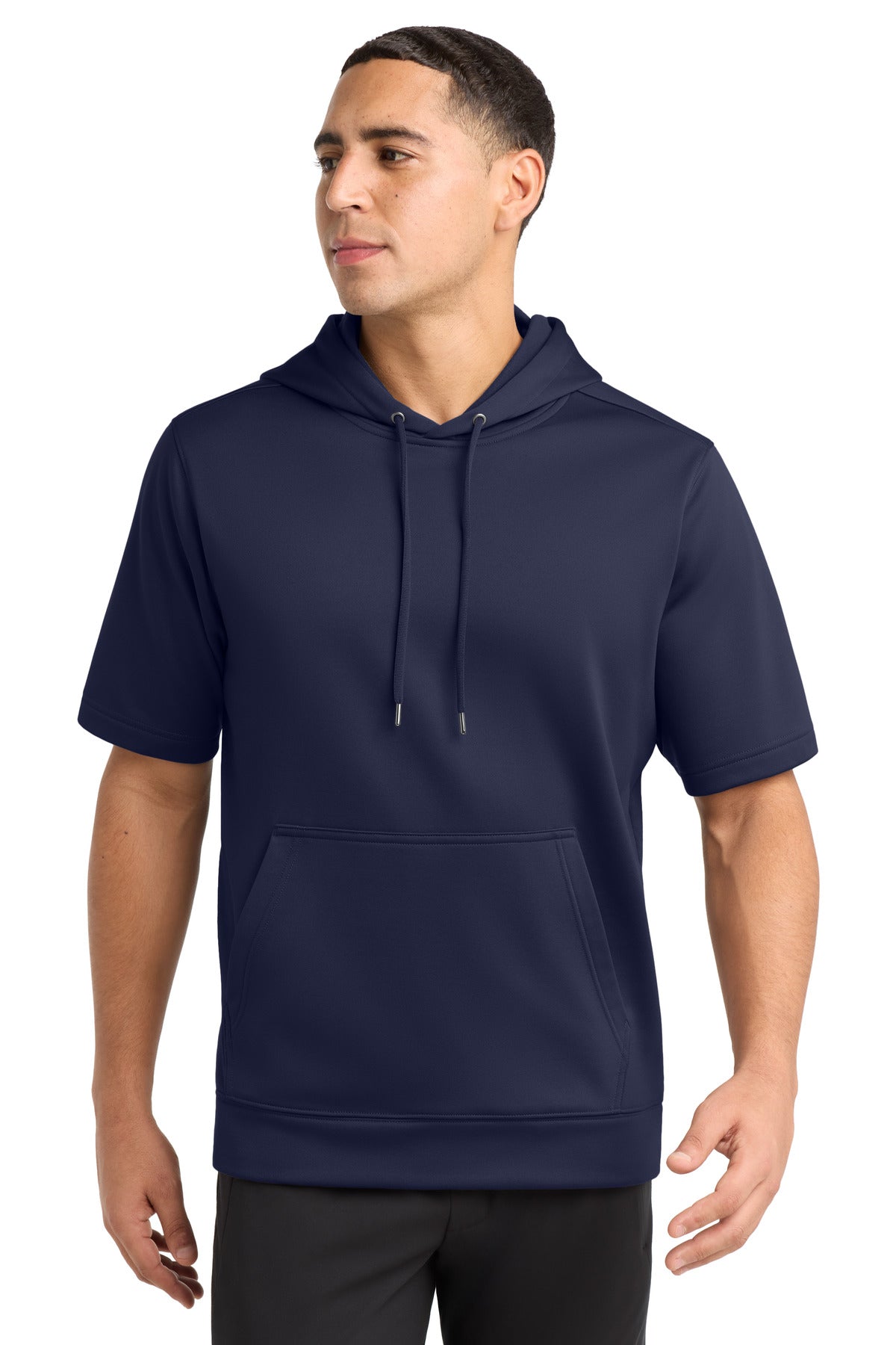 Sport-Tek ® Sport-Wick ® Fleece Short Sleeve Hooded Pullover. ST251