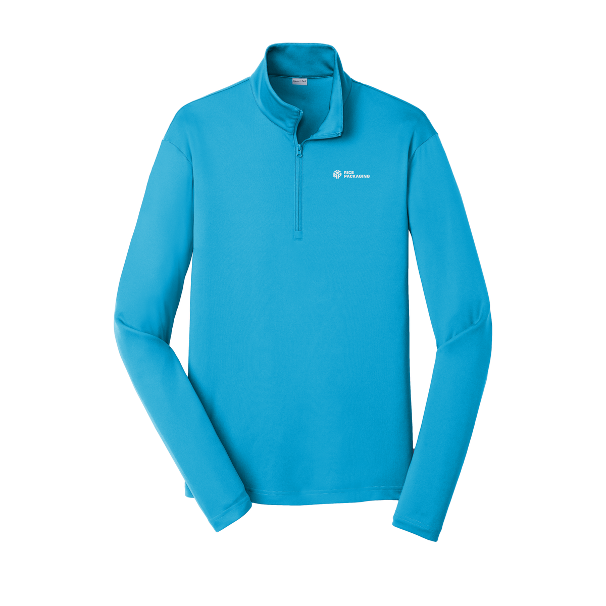 ricepackaging-lightweight-quarter-zip-dtf-leftchest-ST357-atomicblue-flat-front