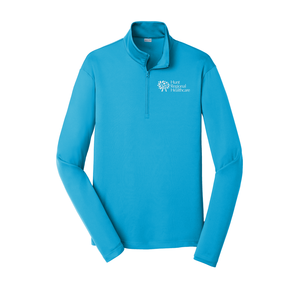 huntregional-lightweight-quarter-zip-dtf-leftchest-ST357-atomicblue-flat-front