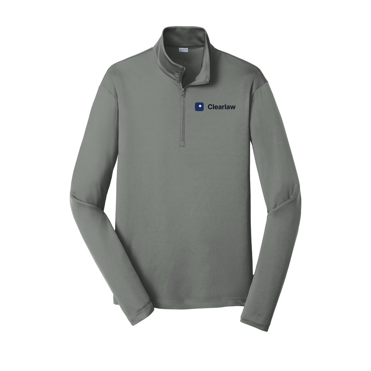 clearlaw-lightweight-quarter-zip-dtf-leftchest-ST357-greyconcrete-flat-front