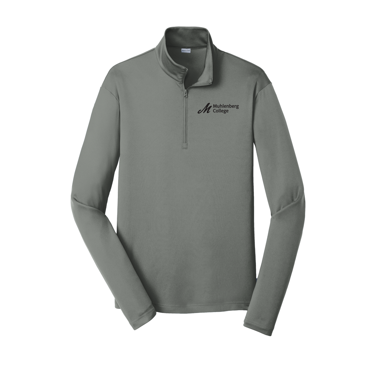 muhlenberg-lightweight-quarter-zip-dtf-leftchest-ST357-greyconcrete-flat-front