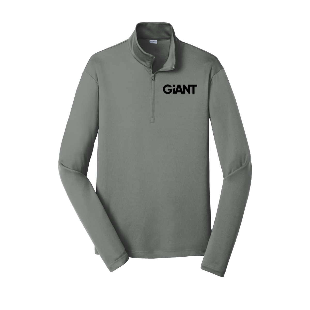 giantworldwide-lightweight-quarter-zip-dtf-leftchest-ST357-greyconcrete-flat-front