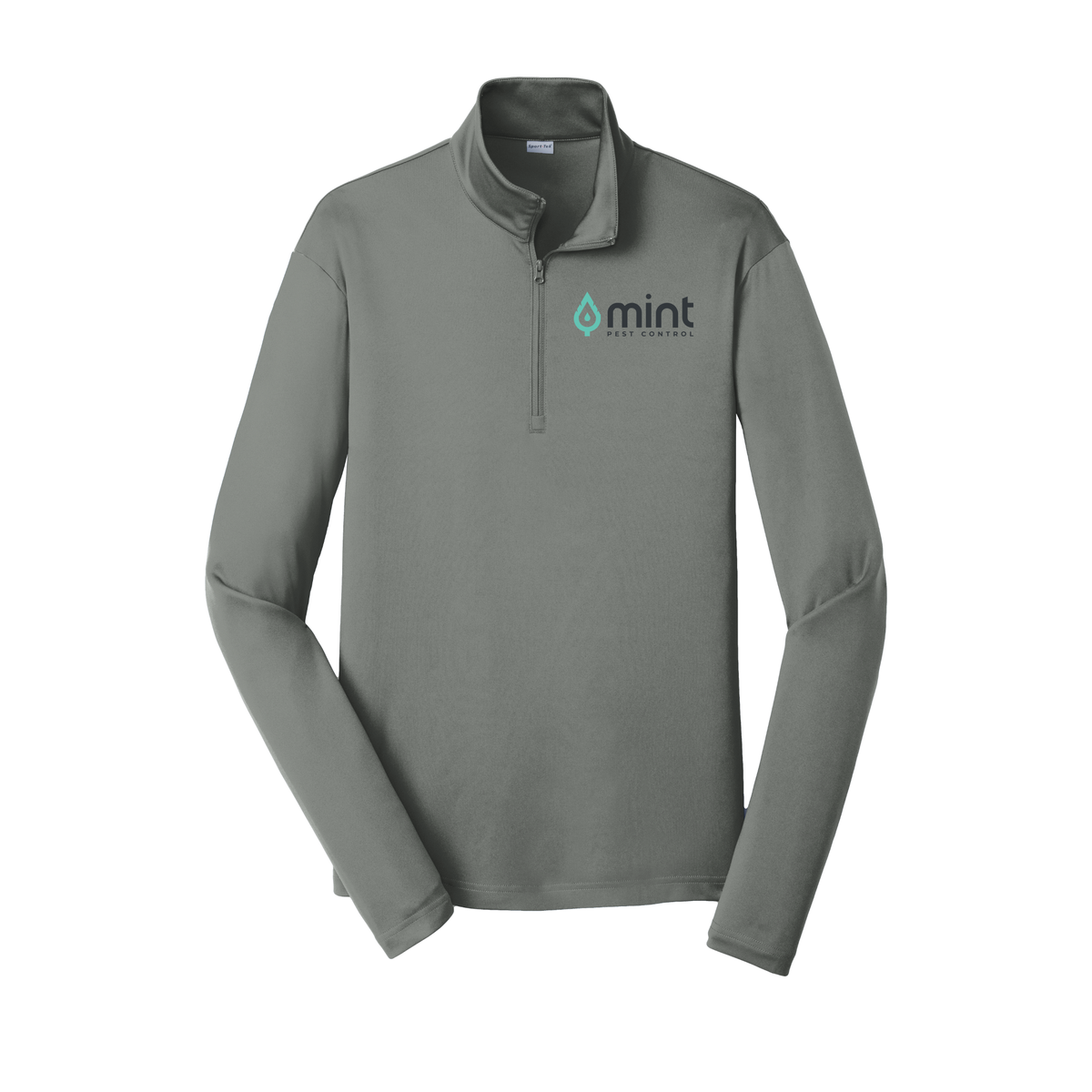 mintpest-lightweight-quarter-zip-dtf-leftchest-ST357-greyconcrete-flat-front