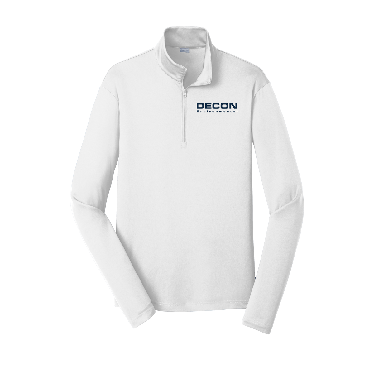decon-lightweight-quarter-zip-dtf-leftchest-ST357-white-flat-front