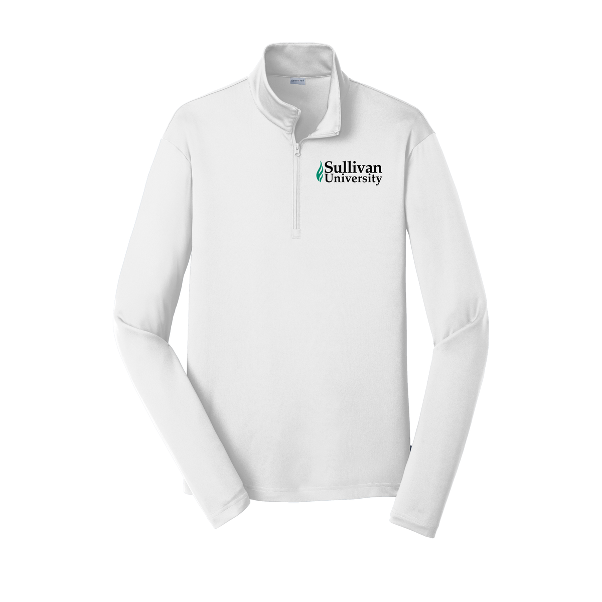 sullivan-lightweight-quarter-zip-dtf-leftchest-ST357-white-flat-front