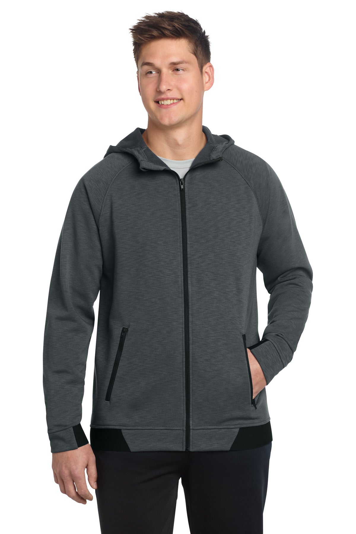 Sport-Tek® PosiCharge® Strive Hooded Full-Zip ST570