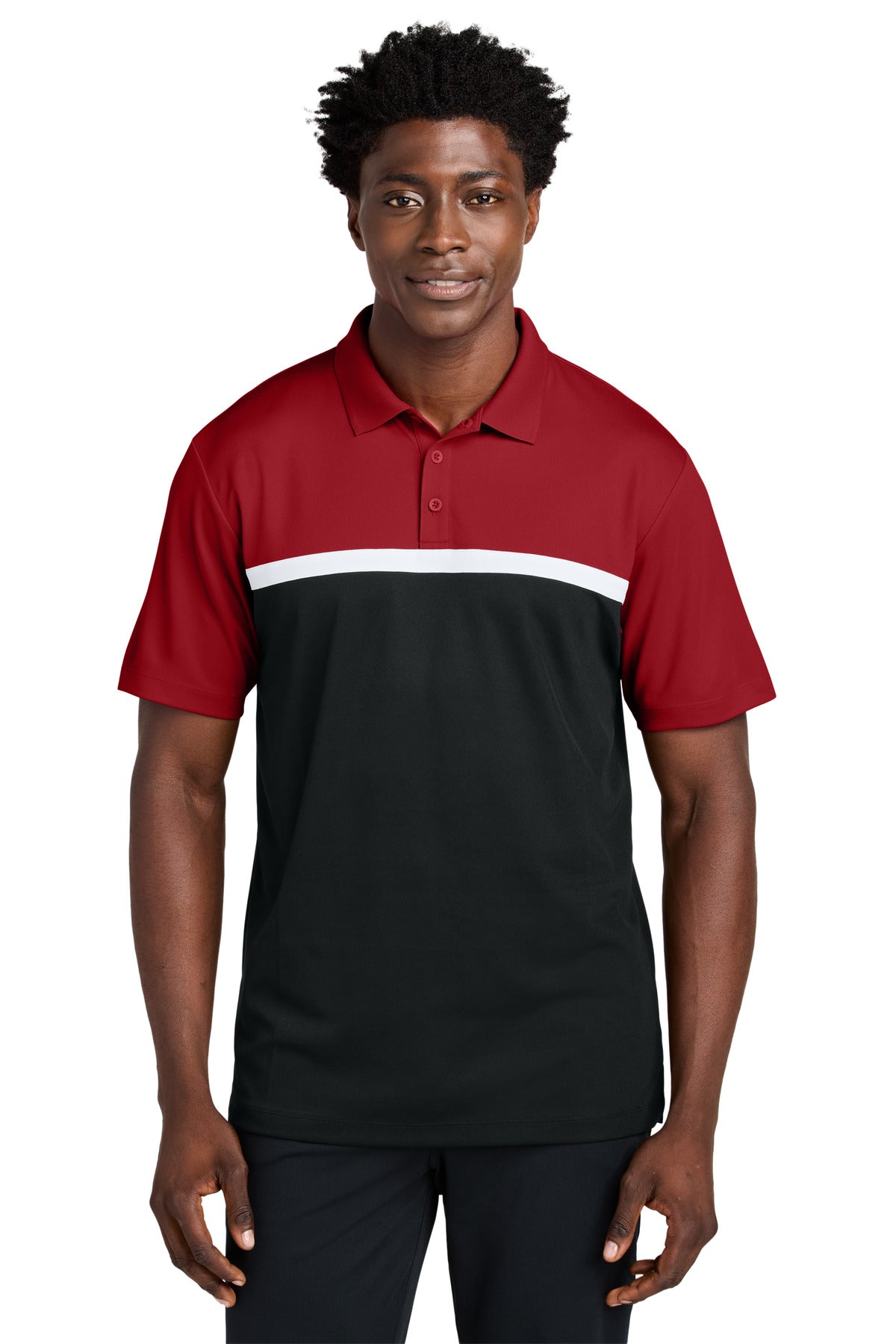 Sport-Tek® UV Micropique Colorblock Polo ST741