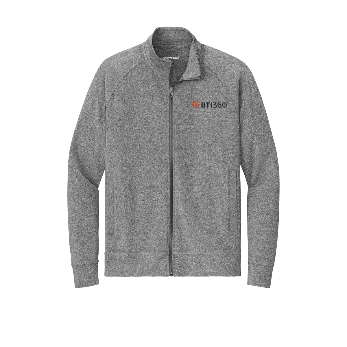 bti360-sport-tek-mens-cadet-jacket-embroidery-leftchest-ST857-charcoalgreyheather-flat-front