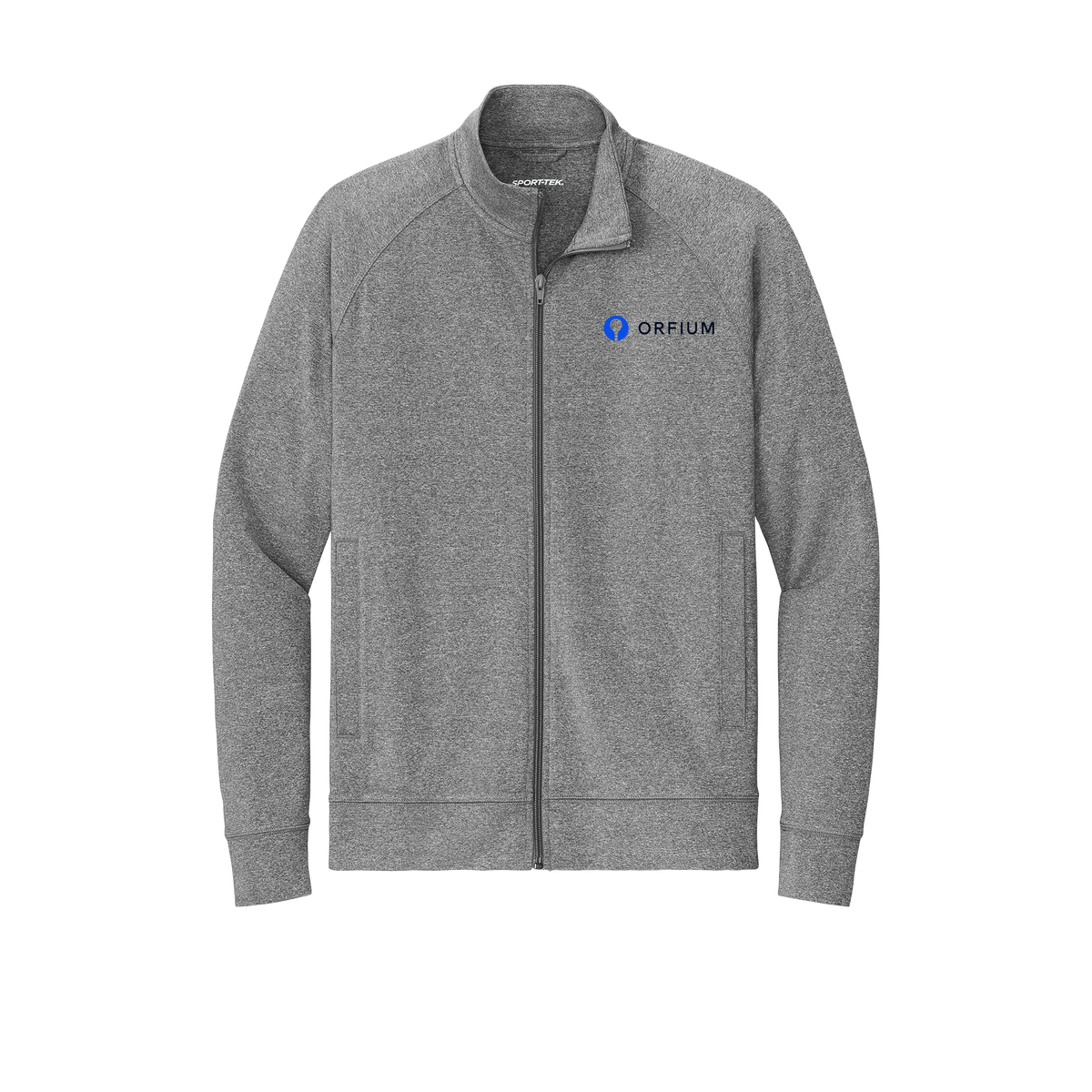 orfium-sport-tek-mens-cadet-jacket-embroidery-leftchest-ST857-charcoalgreyheather-flat-front