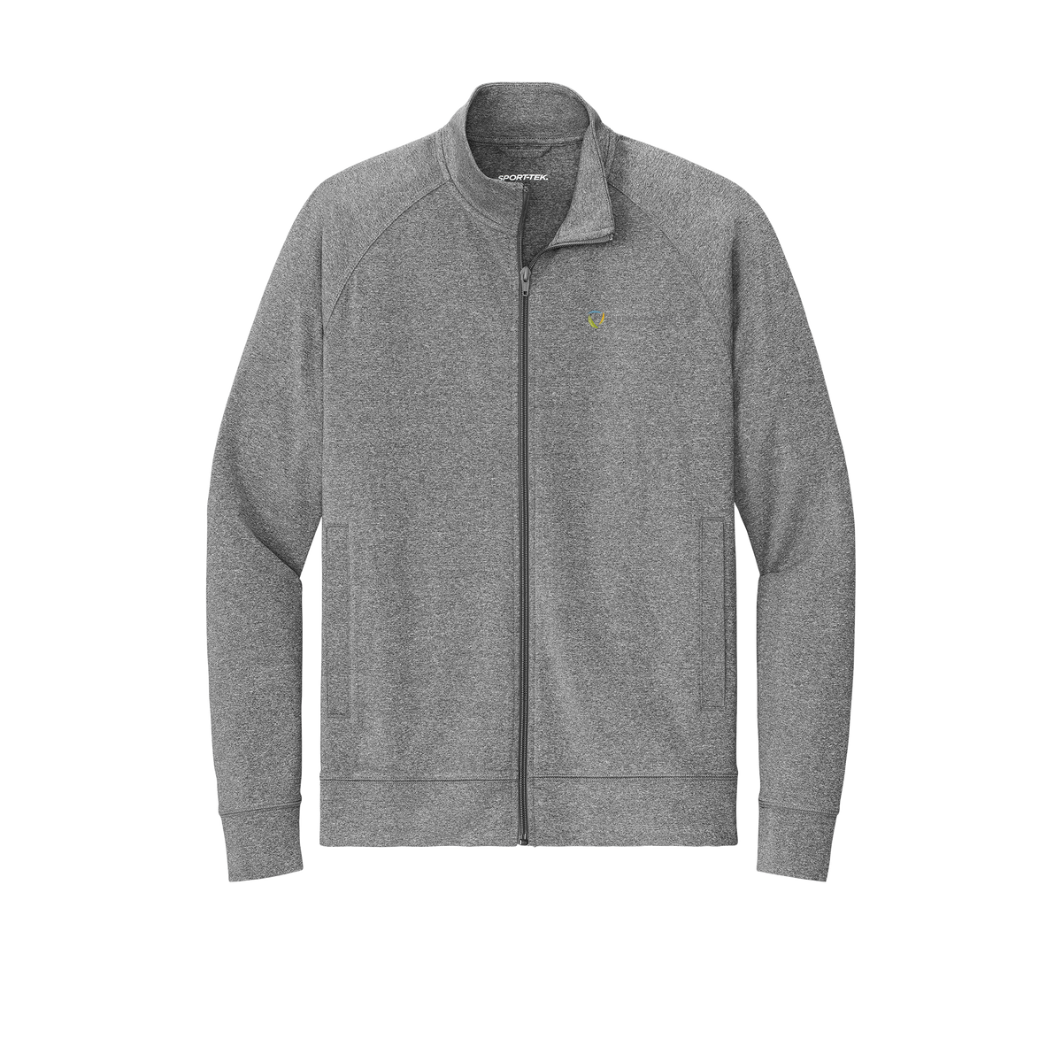 esplanadeseniorcampus-sport-tek-mens-cadet-jacket-embroidery-leftchest-ST857-charcoalgreyheather-flat-front