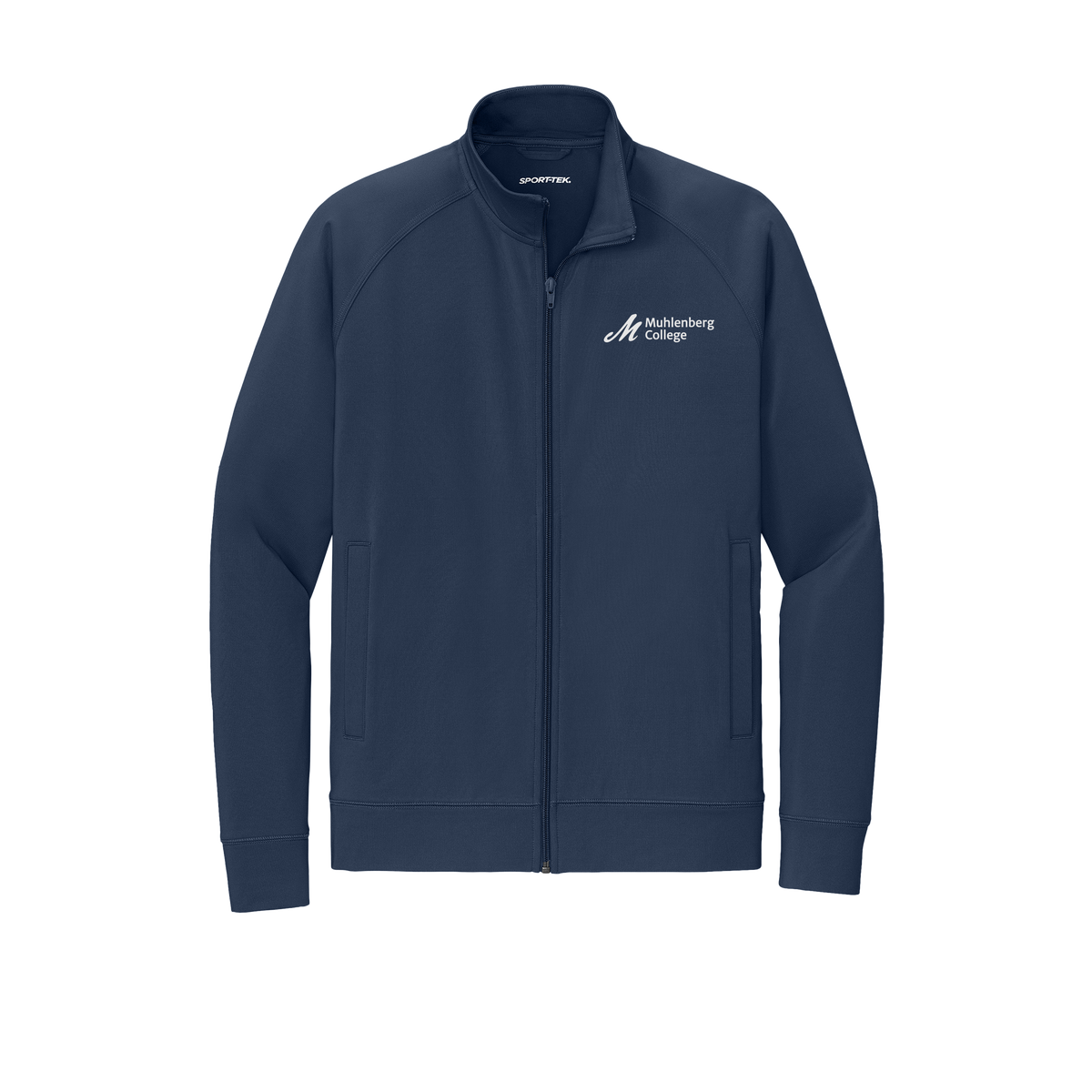 muhlenberg-sport-tek-mens-cadet-jacket-embroidery-leftchest-ST857-truenavy-flat-front