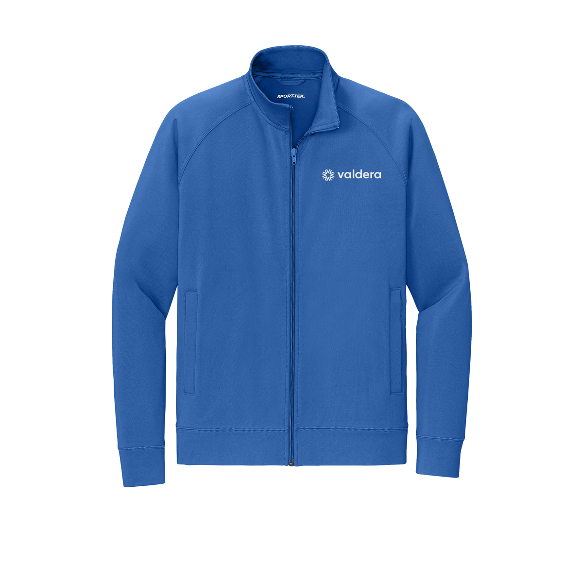 valdera-sport-tek-mens-cadet-jacket-embroidery-leftchest-ST857-trueroyal-flat-front