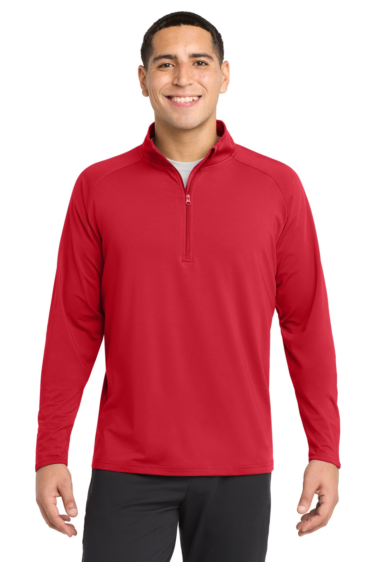 Sport-Tek® Tall Sport-Wick® Stretch 1/4-Zip Pullover. TST850