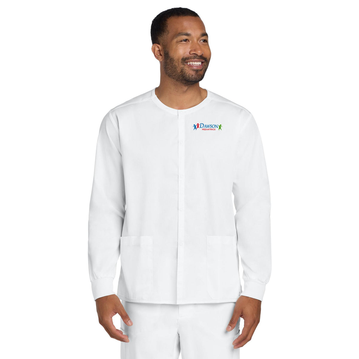 Wink® Unisex WorkFlex Snap-Front Scrub Jacket