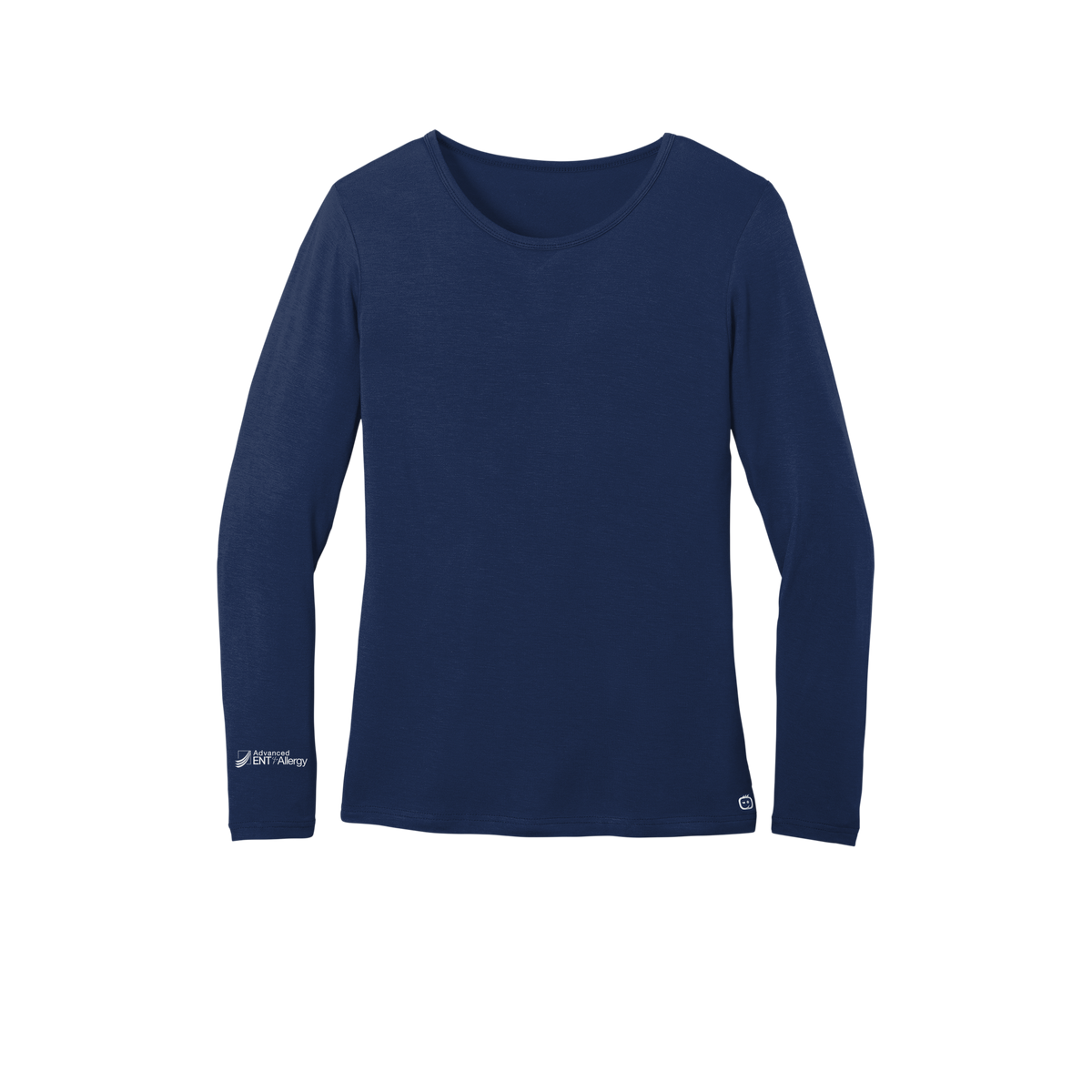 advancedentandallergy-wink-womens-underscrub-dtf-aboverightcuff-WW4029-navy-flat-front
