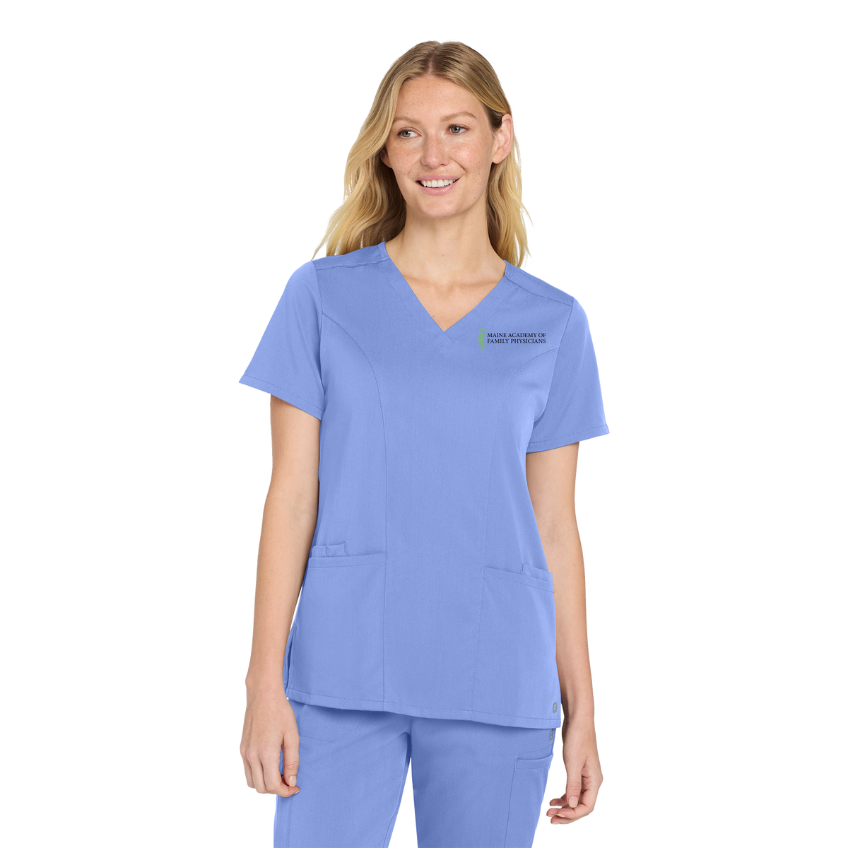 maineafp-wink-womens-premiere-flex-v-neck-primary-mockup