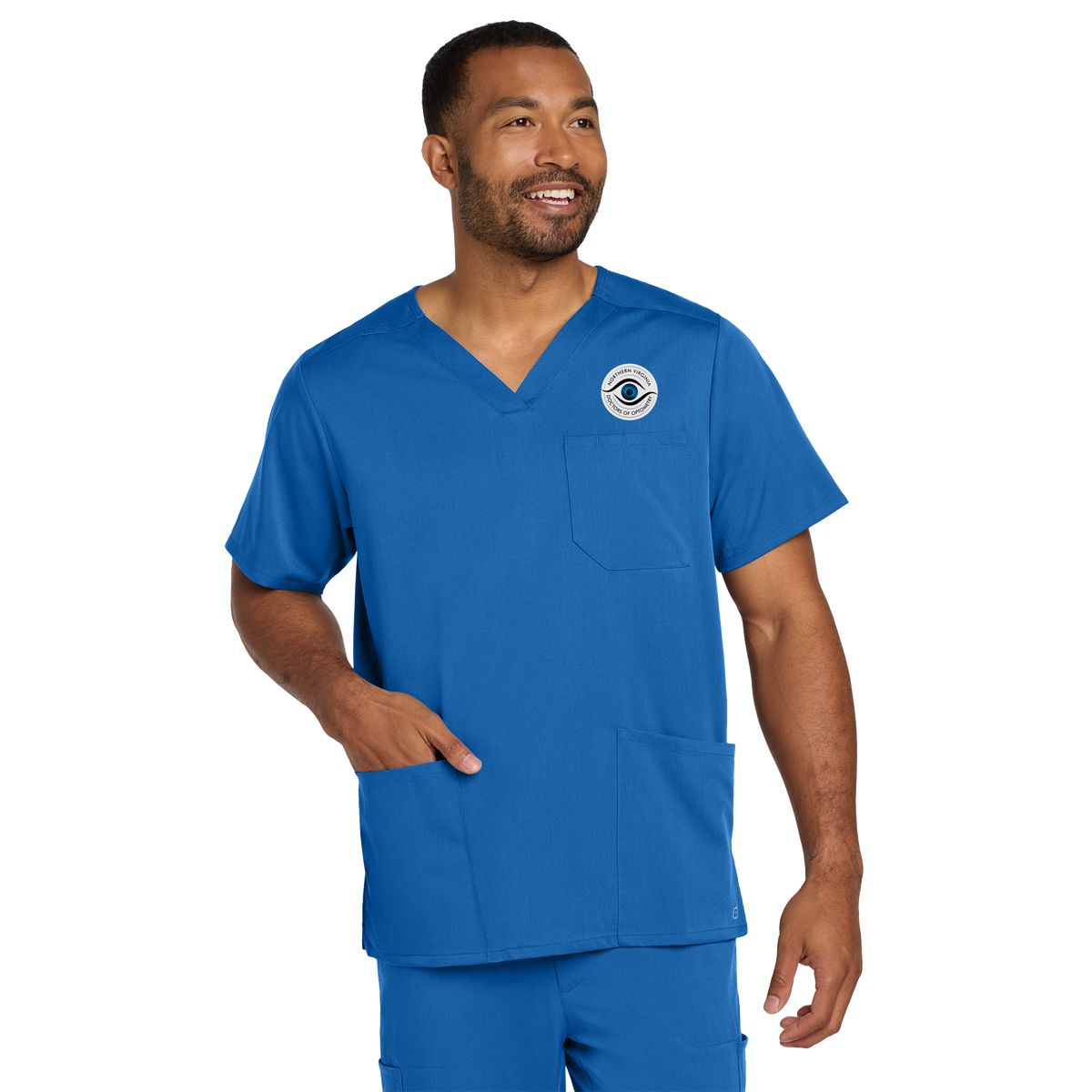 novaeyedocs-wink-mens-premiere-flex-v-neck-primary-mockup