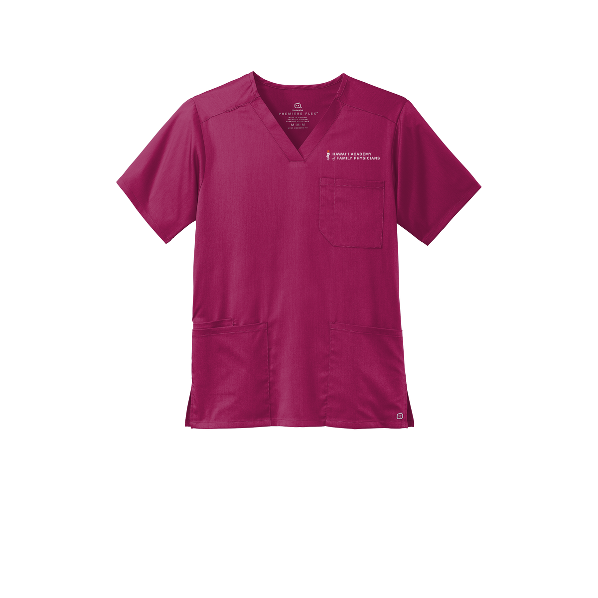 hafp-wink-mens-premiere-flex-v-neck-embroidery-leftchest-WW5068-wine-flat-front