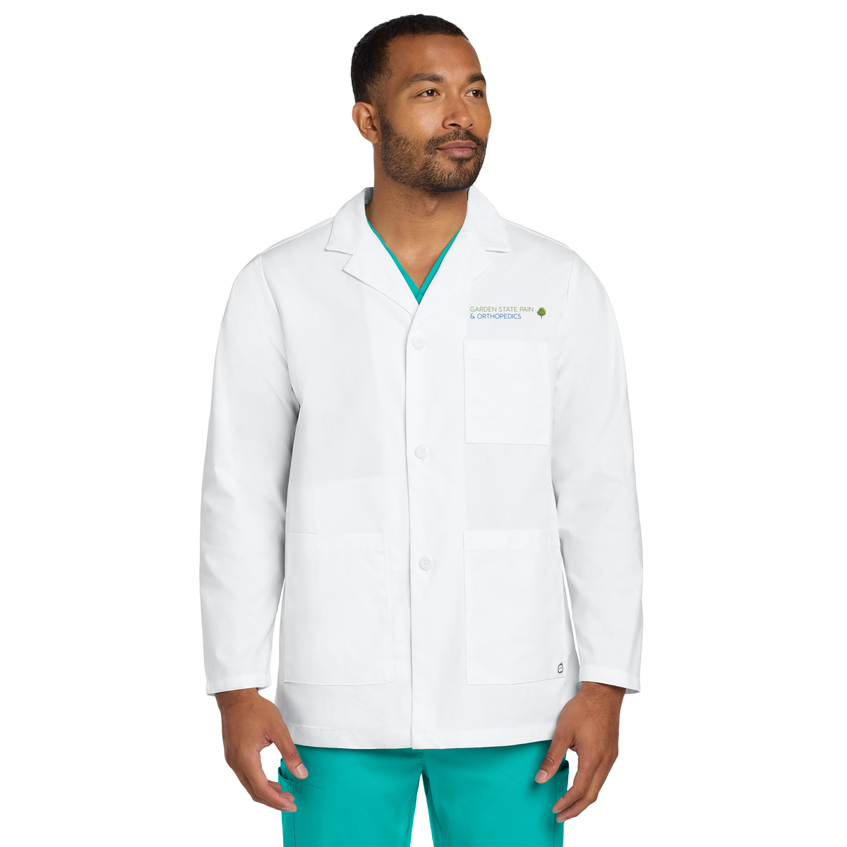 gardenstatepain-wink-mens-lab-coat-short-primary-mockup